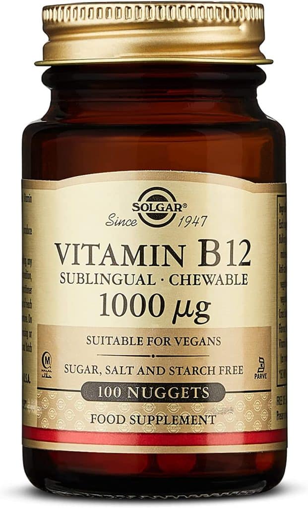 Solgar Vitamin B12 Sublingual Chewable Nuggets – Produktabbildung