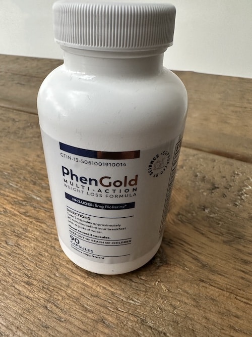 PhenGold: Produktverpackung