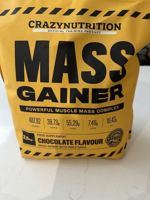 Crazy Nutrition Mass Gainer – Produktabbildung